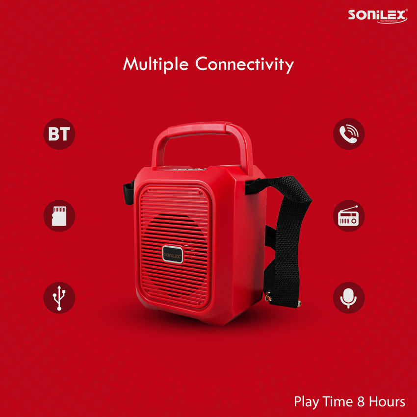 Sonilex bluetooth hotsell speaker flipkart