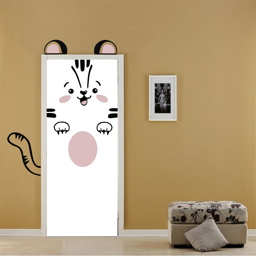 Cute cat door outlet