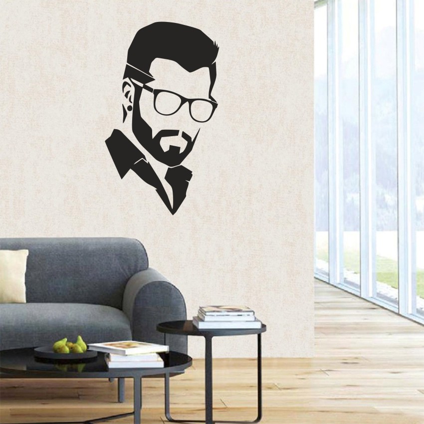 Buy ARWY Salon Wall Stickers Vinyl Removable Decals Mens Hairdresser Hair  Salon Barbershop Art Wall Stickers Living Room Wall Tattoo Wallpaper  Poster58X62 cm Online at Low Prices in India  Amazonin
