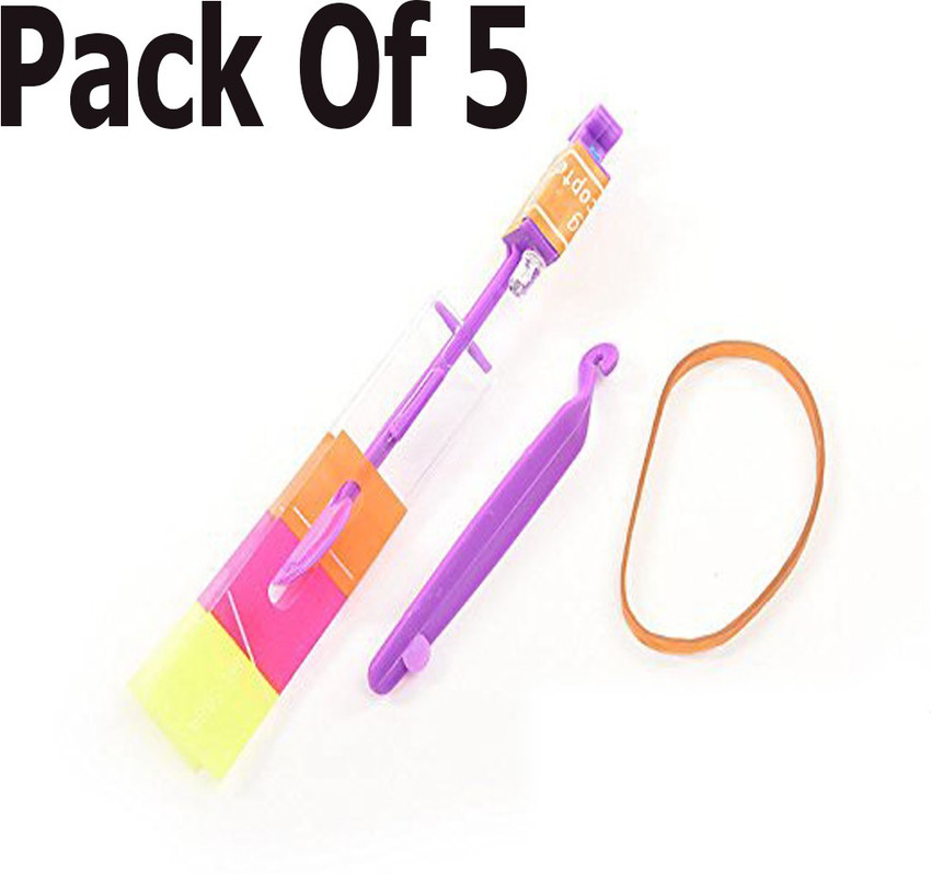 Rubber band light up helicopter discount