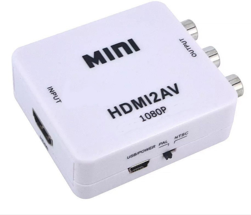 TERABYTE TV out Cable Terabyte MINI HDMI2AV UP Scaler 1080P HD Video Converter