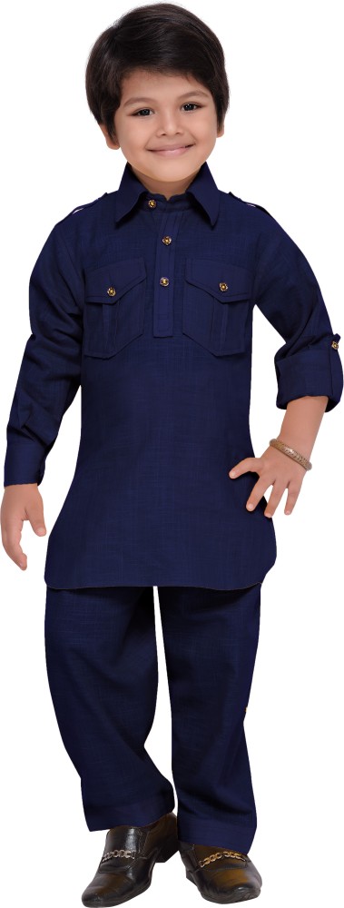 AJ Dezines Boys Festive Party Pathani Suit Set Price in India