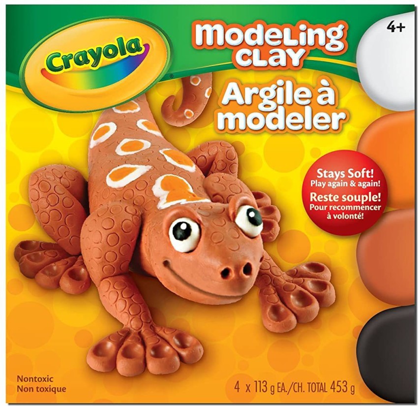 CRAYOLA Modeling Clay Set of 4 (Natural) Art Clay Price in India - Buy CRAYOLA  Modeling Clay Set of 4 (Natural) Art Clay online at