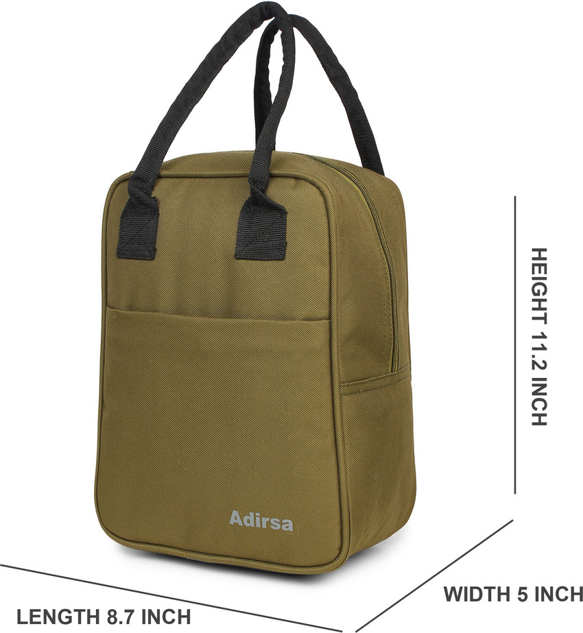 Olive green lunch bag hot sale