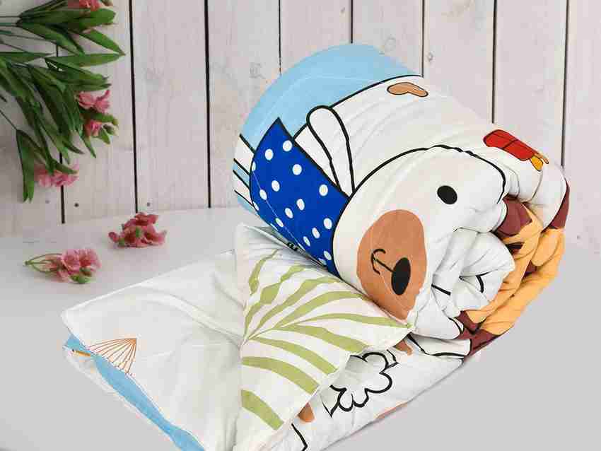 Flipkart SmartBuy Cartoon Crib Crib Baby Blanket for AC Room
