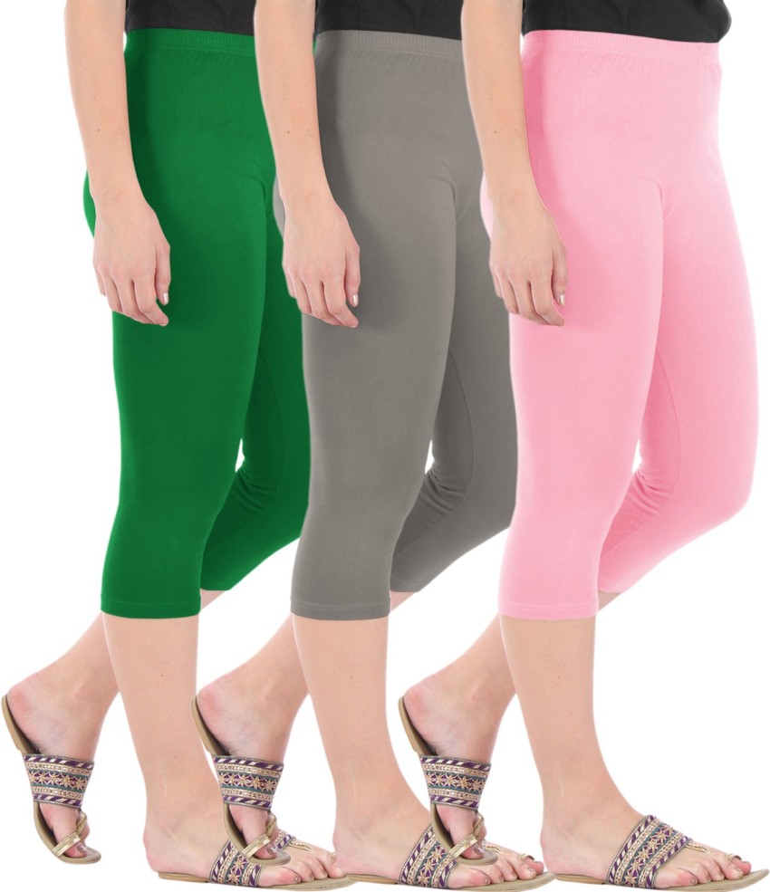 Buy That Trendz Capri Leggings Women White, Red, Green Capri - Buy Buy That  Trendz Capri Leggings Women White, Red, Green Capri Online at Best Prices  in India