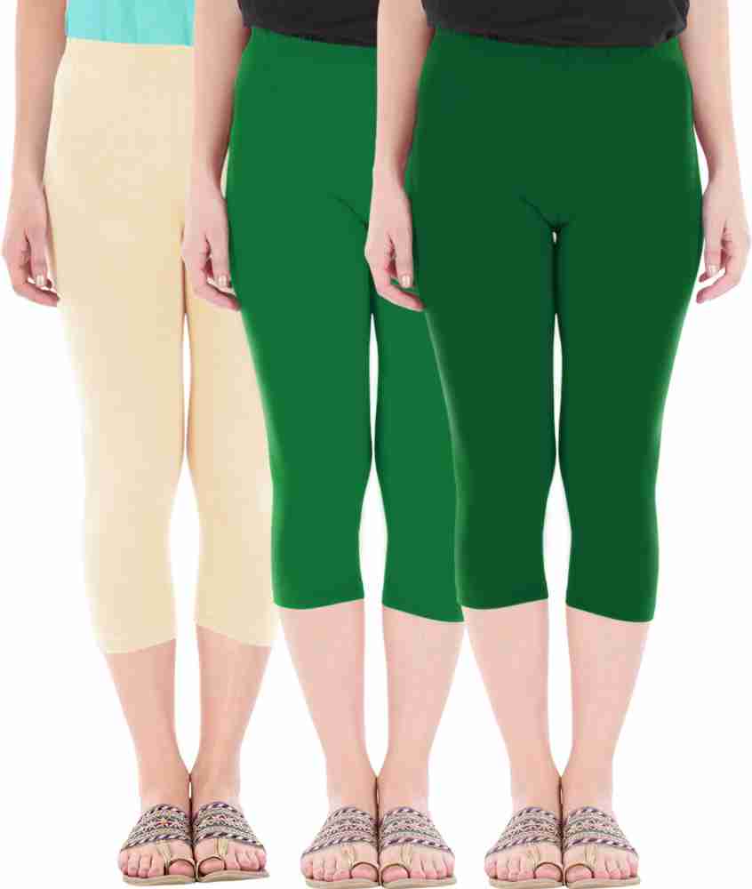 Buy That Trendz Capri Leggings Women White, Red, Green Capri - Buy Buy That  Trendz Capri Leggings Women White, Red, Green Capri Online at Best Prices  in India