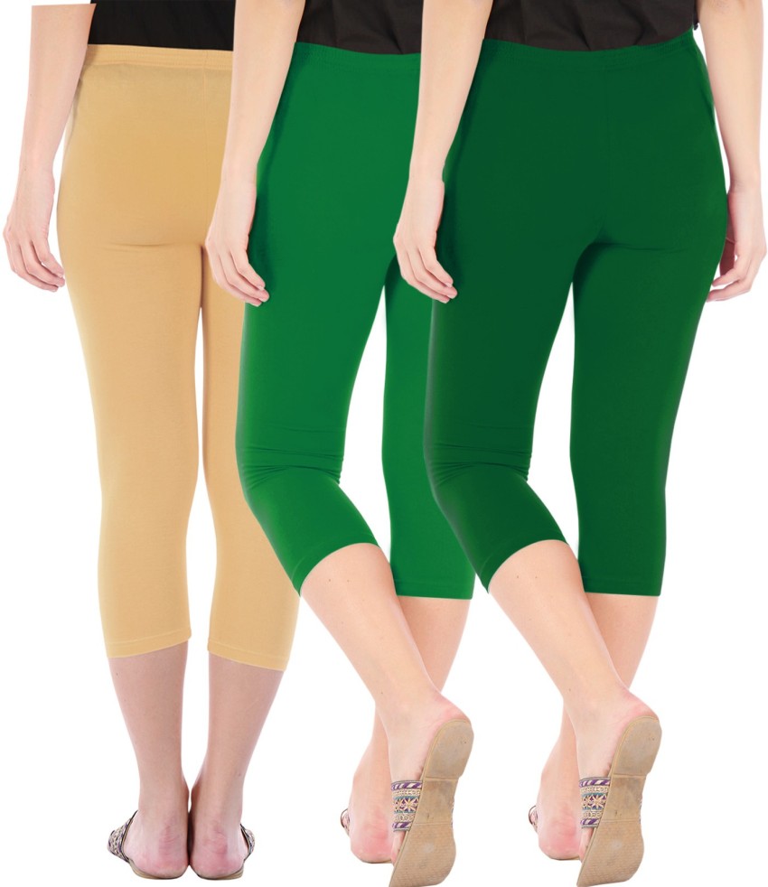 Buy That Trendz Capri Leggings Women Brown, Green, Green Capri - Buy Buy  That Trendz Capri Leggings Women Brown, Green, Green Capri Online at Best  Prices in India