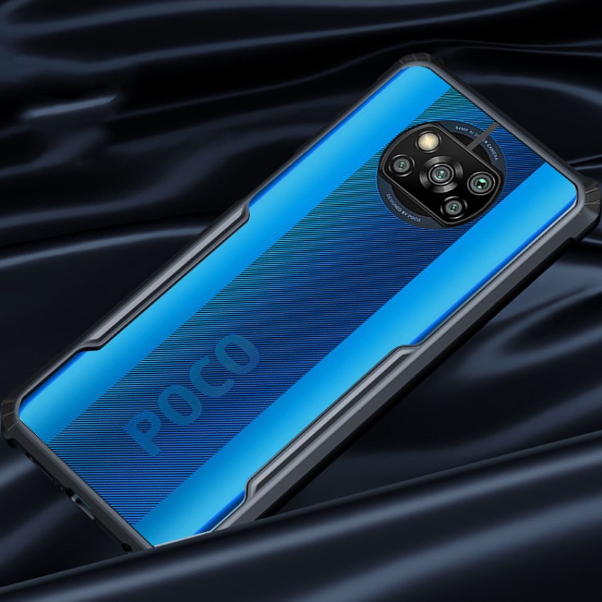 Case for Xiaomi Poco X3 / Poco X3 Pro/Poco X3 NFC Clear Protective TPU Four  Corners Cover Transparent Soft funda