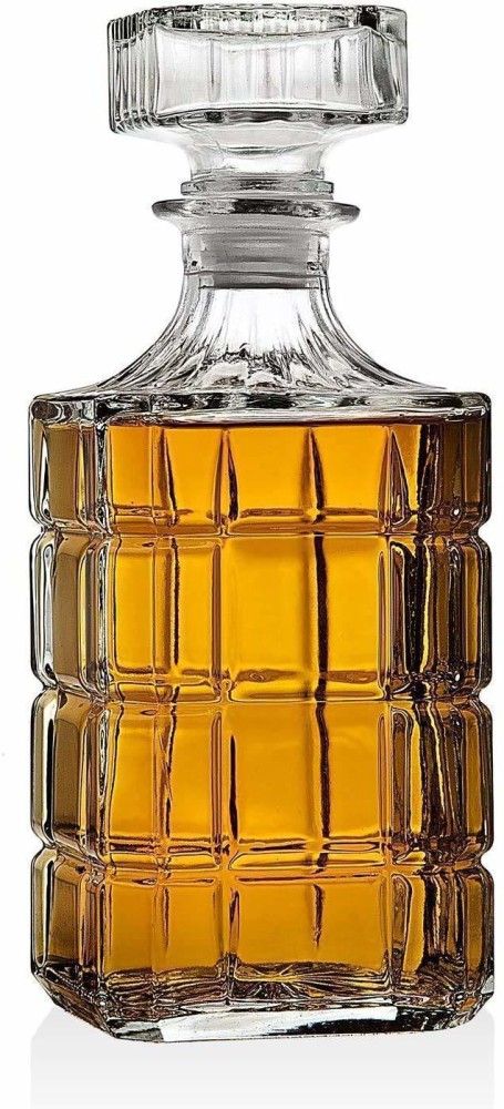 JISHAENTERPRISE (pack of 1) Square whisky decanter 1000 ml Whisky