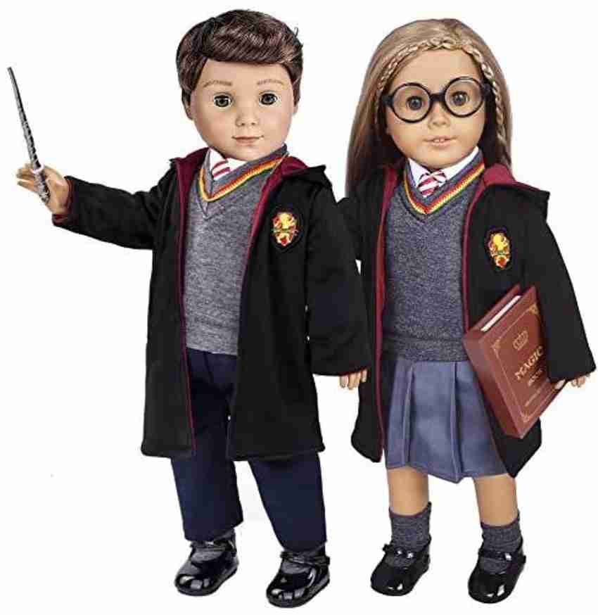2 Sets Magic School Uniform Inspired Doll Clothes For American