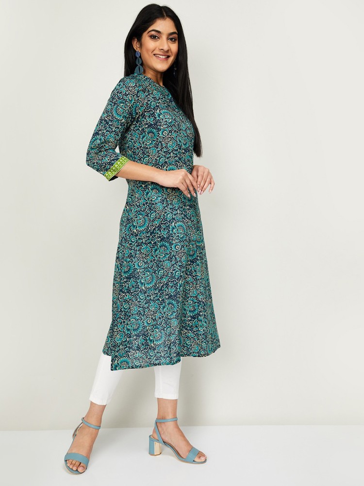 Buy DāSHEHRI Brand  Women Plain Kurti Melange Fabric with Tasslelatkan  and Adjustable Waist  Sleeves Included at Amazonin