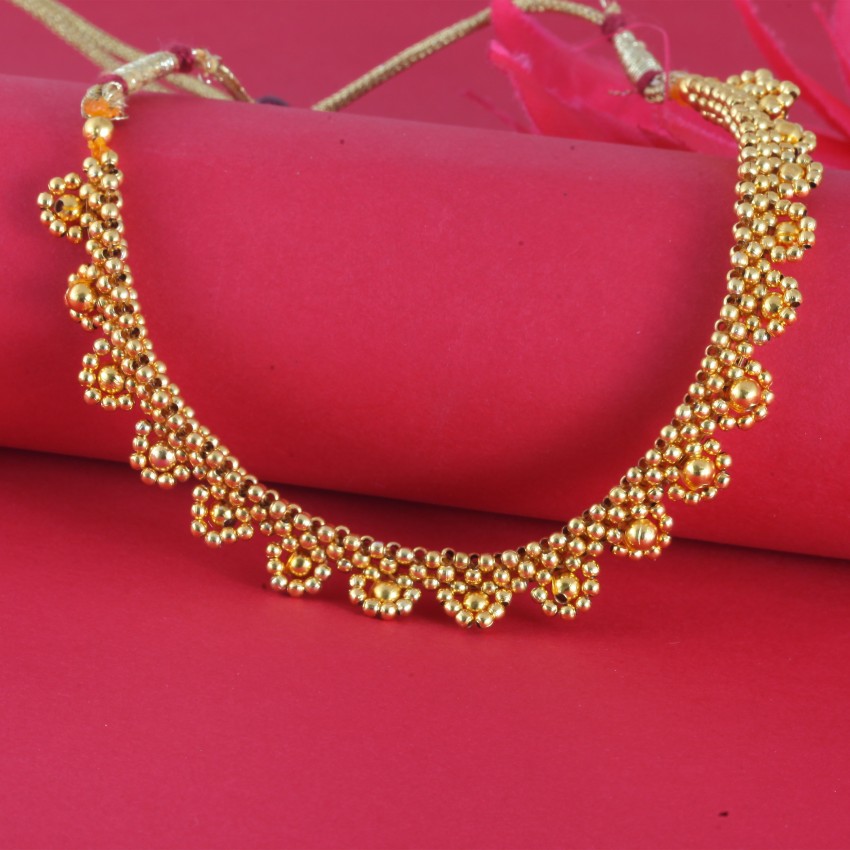 Full Jhaler Moti Thushi Necklace – Kalapuri