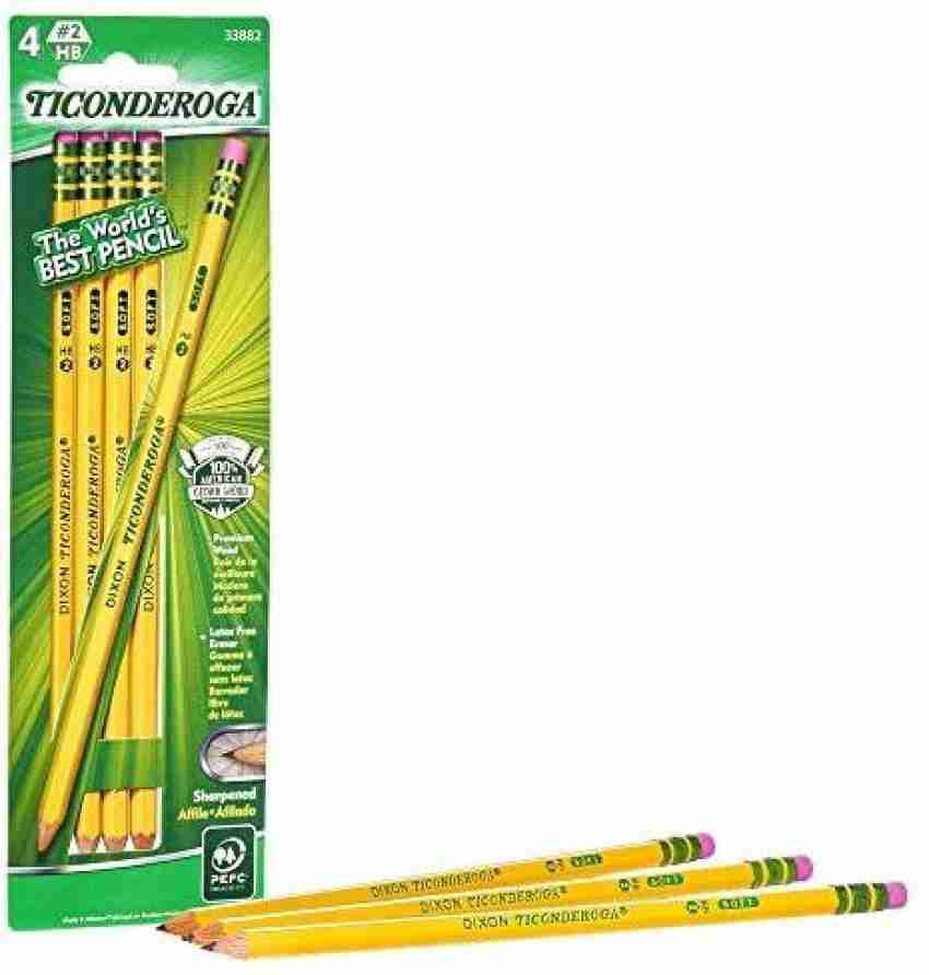 Ticonderoga Black Wood-Cased Pencils #2 HB Lead 12 Per Pack 3