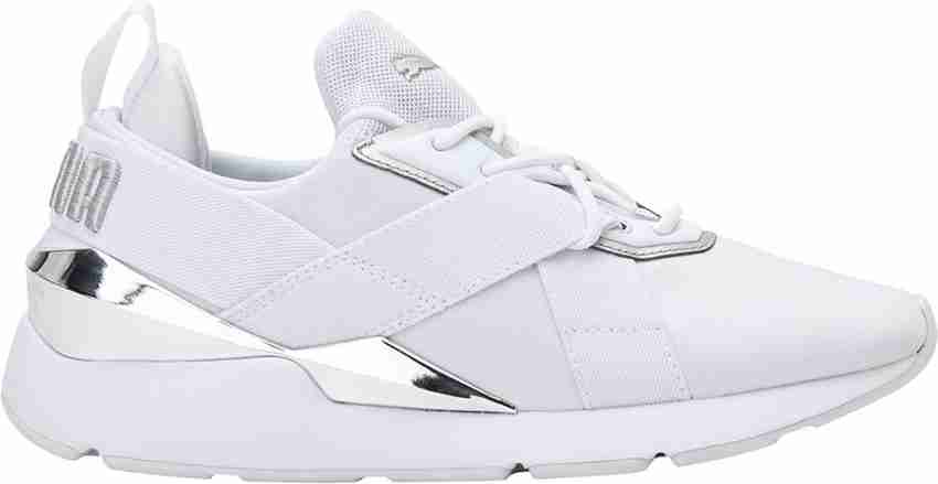 Puma muse white outlet sneakers