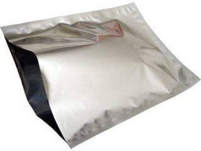 Silver Plastic Zip Lock Bag, Thickness: 100 - 200 Microns, Capacity: 1.5 To  2 Kg