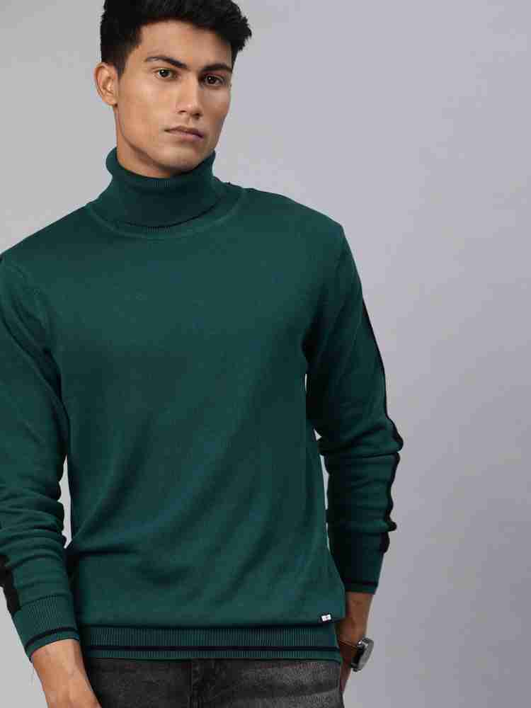 Dark green sale turtleneck mens