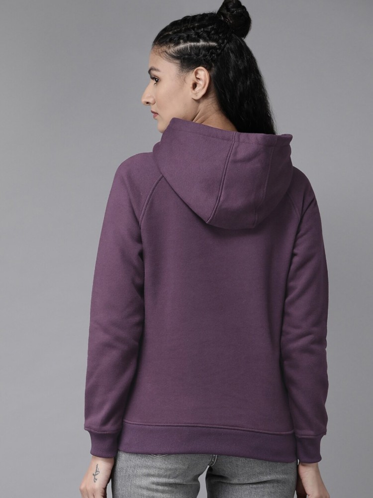 Roadster Women Lavender Solid Sweatshirt-15088960