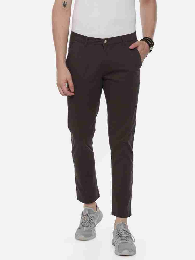 CINOCCI Tapered Men Grey Trousers - Buy CINOCCI Tapered Men Grey