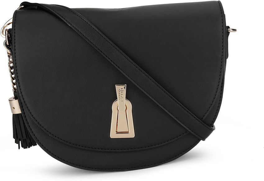Dune London Black Sling Bag Dorking Black Price in India