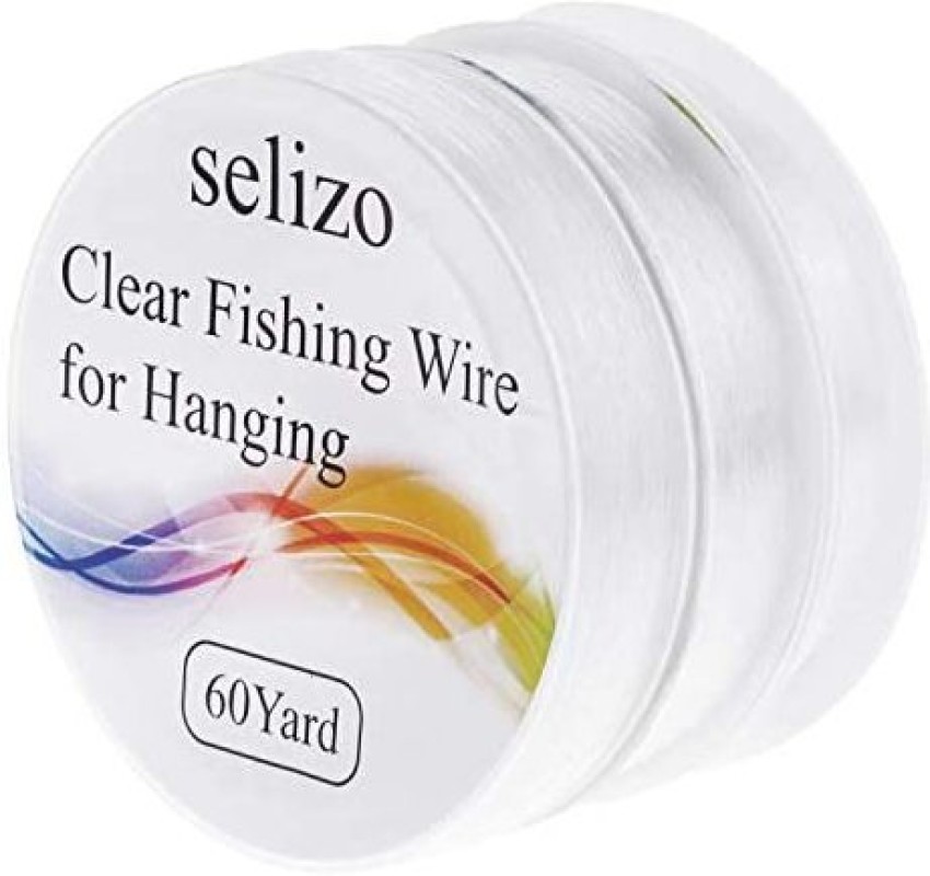 selizo Fishing Wire, 3Pcs Clear Fishing Line Jewelry String