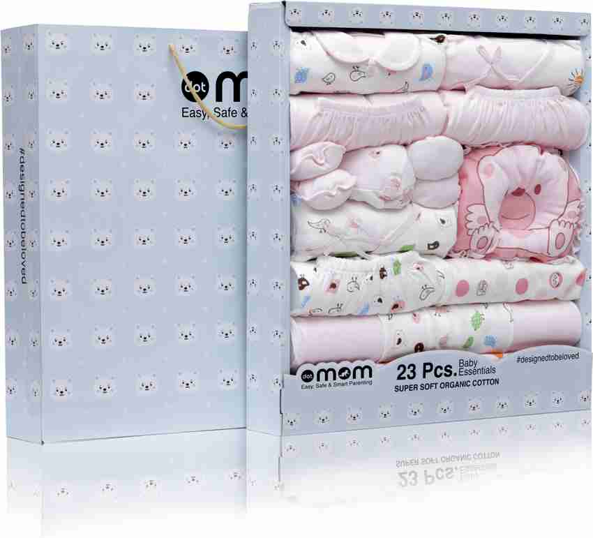 DOTMOM New Born Baby Clothes Gift Set 23 Pcs Buy Baby Care Combo in India Flipkart