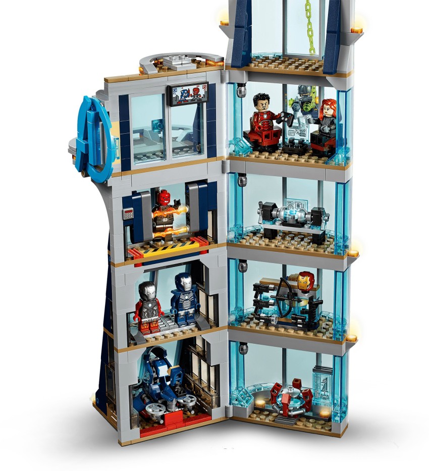 Lego iron man stark hot sale tower