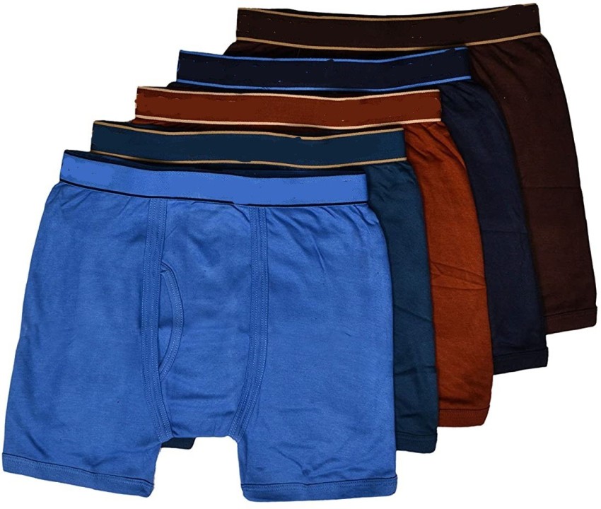 Poomex Gents Comfort P Trunks with Pocket - 100% Combed Cotton