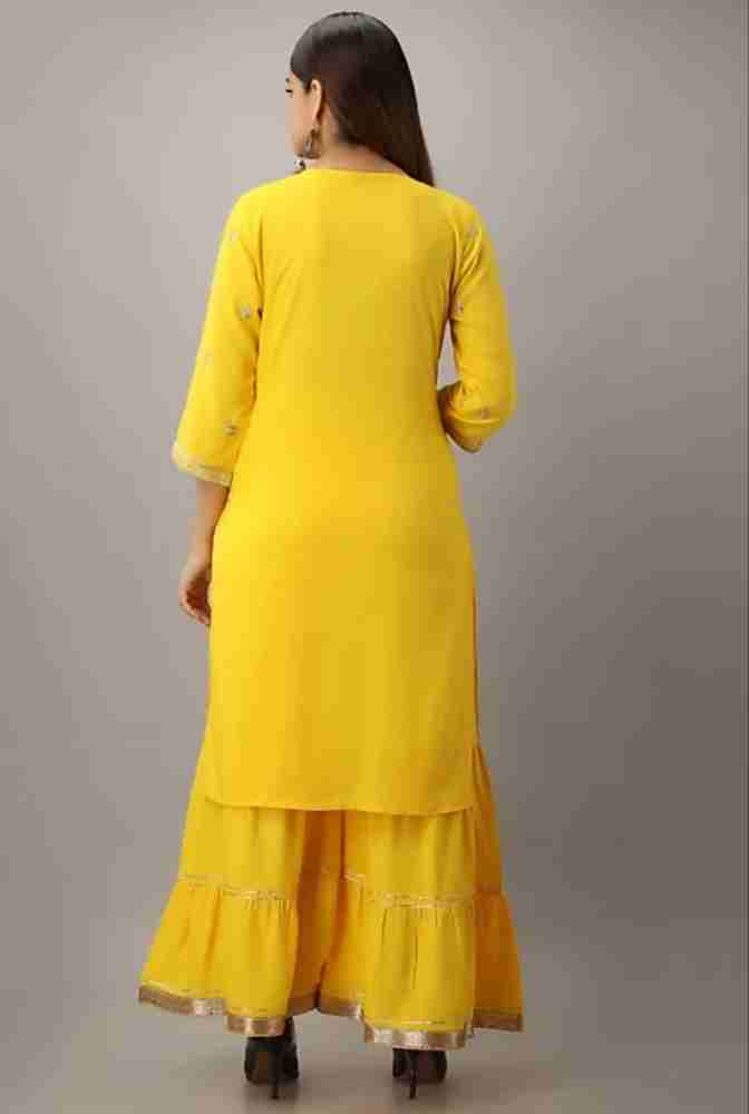 PI JAYPORE Women Kurti Sharara Set Buy PI JAYPORE Women Kurti