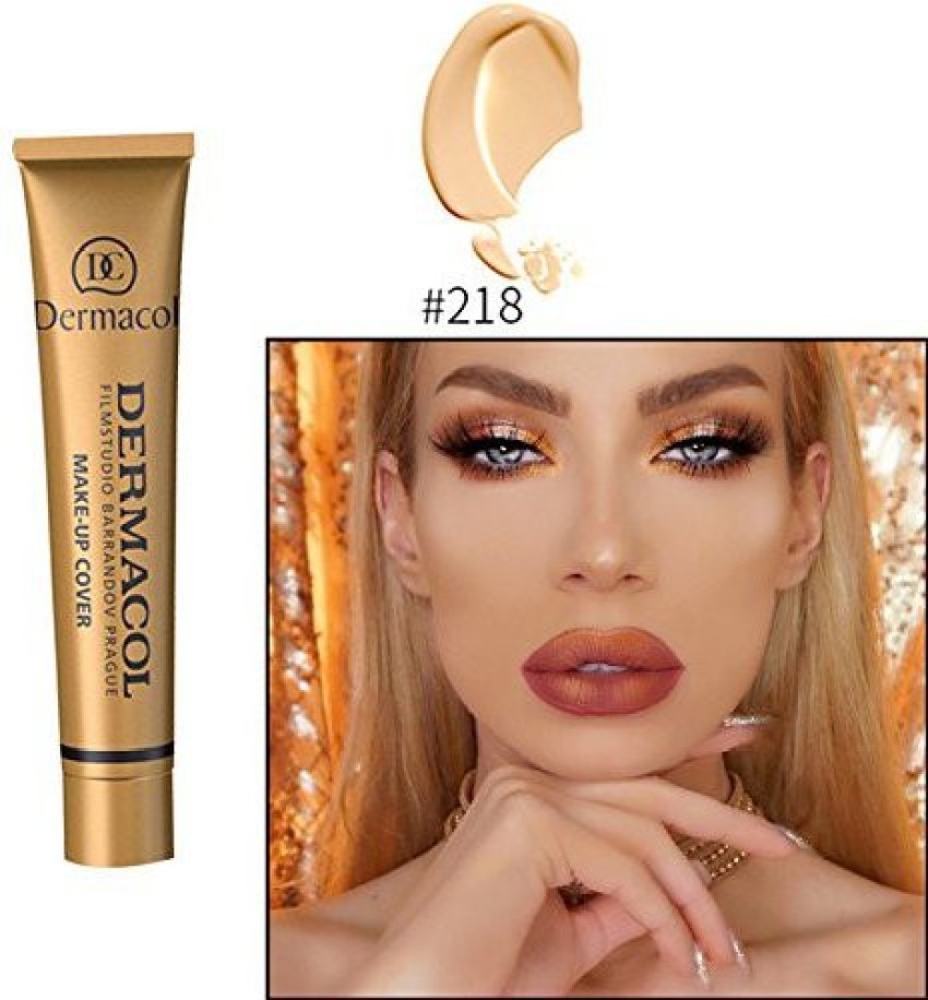 DC Make up cover foundation Shade 218 (Medium Beige) Foundation - Price India, Buy DC DERMACOL Make up cover foundation Shade 218 (Medium Beige) Foundation Online In India, Reviews,