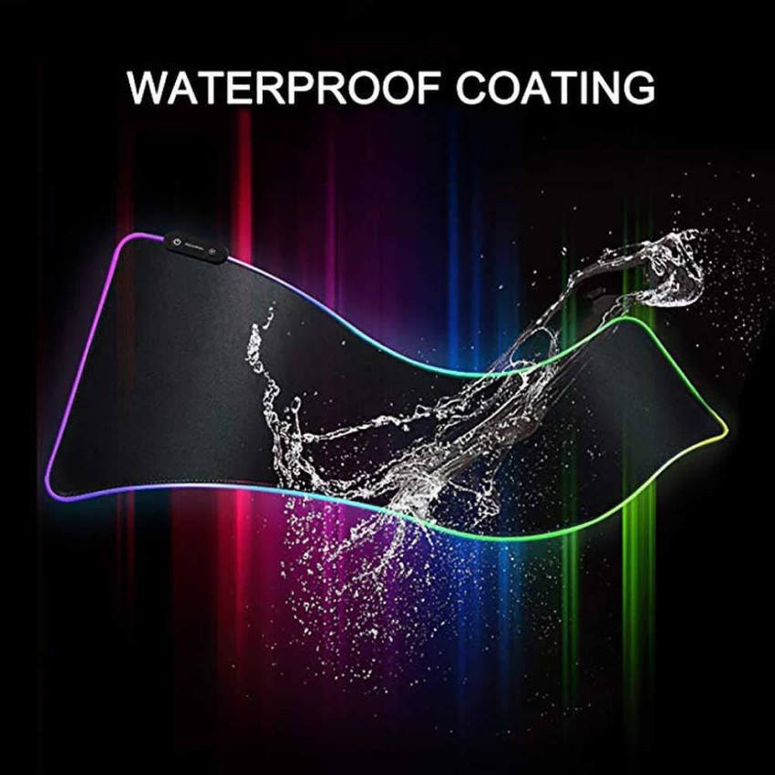 coolcold RGB Gaming Mouse Pad, Non-Slip Rubber Base, Soft Glowing 14 LED  Modes Gaming Desk Keyboard Pad Mat Mousepad - coolcold 