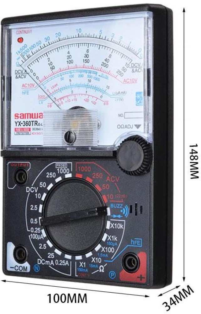 Divinext YX-360TR Analog Multimeter Voltmeter Amperemeter AC