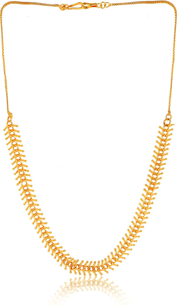 Parna Gold Plated Traditional Bakuli Haar 18 Inch Gold plated