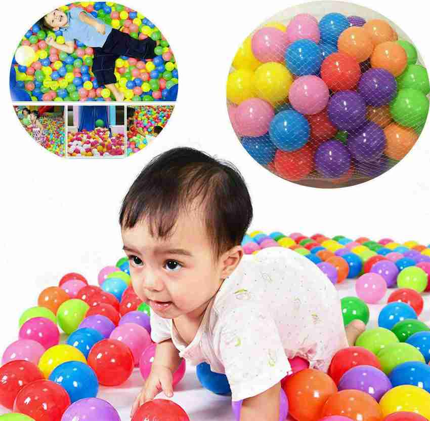 Astha Enterprise Ball Poll for Kids Included 50 Boll and Colorful