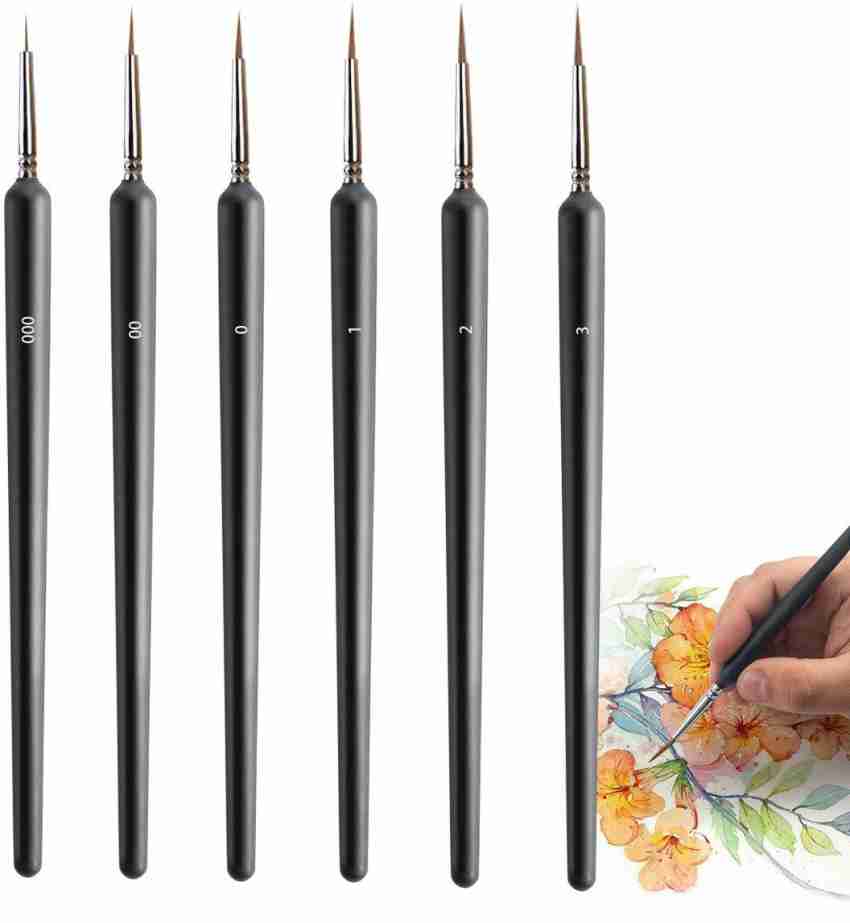 Buy 6PCS Detail Paint Brush Set for Fine Detailing and Art Painting,  Painting Supplies for Watercolor Acrylic Oil Painting Online at  desertcartINDIA