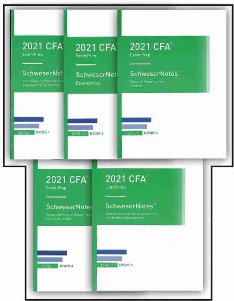 Buy 2021 CFA Level 1 Kaplan Schweser Study Package by