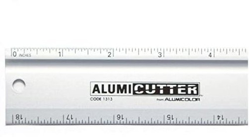 Alumicolor 6 Silver Aluminum Triangular Combination Scale