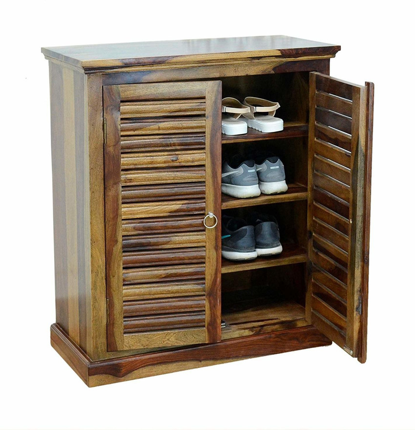 Sheesham wood shoe rack sales