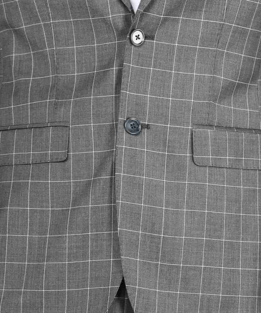 Louis Philippe Suits : Buy Louis Philippe Grey Two Piece Suit (Set of 2)  Online