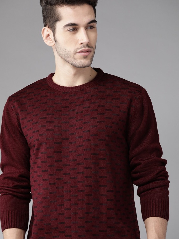 Maroon colour sweater hotsell