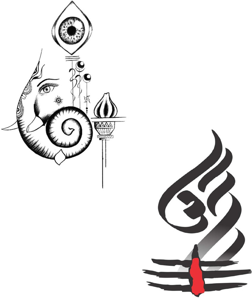 Ganesha tatouage om
