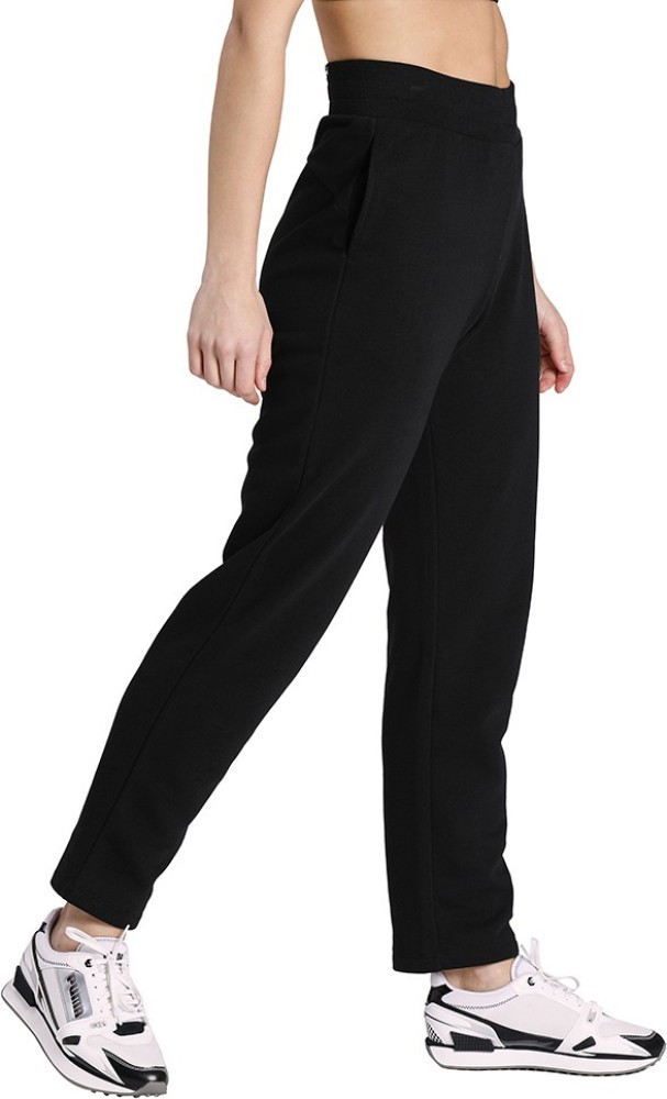 PUMA ESS Sweatpants Solid Women Black Track Pants - Buy PUMA ESS