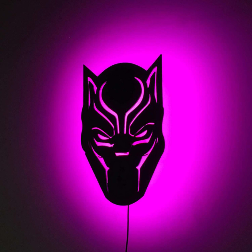 Black panther hot sale wall light