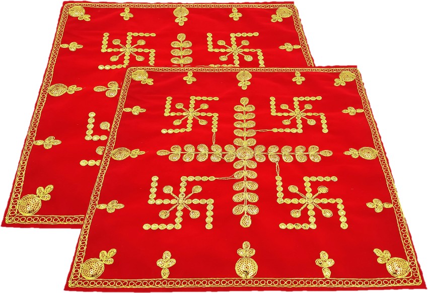 Red Cloth for Puja, Pooja Cloth, Puja Cloth, Red Cloth for Pooja