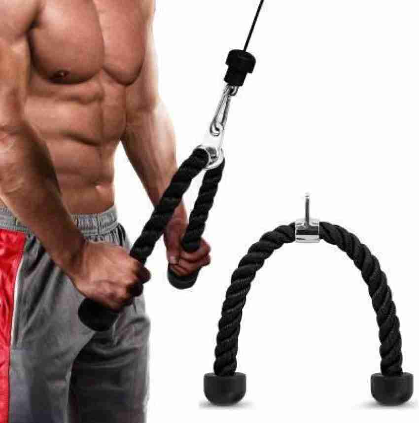 vyas Double And Single Triceps Rope Bar Cable Attachment Rope Bar Triceps  Bar - Buy vyas Double And Single Triceps Rope Bar Cable Attachment Rope Bar  Triceps Bar Online at Best Prices