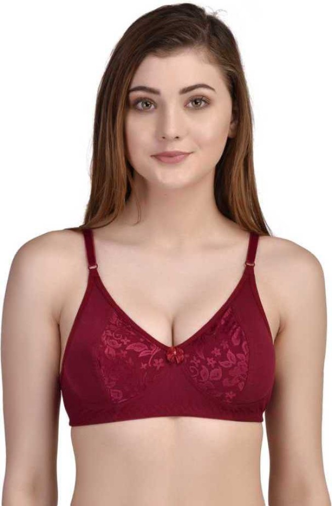 Mindsart FRONT OPEN RED COLOR BRA (SIZE:32, CUP:B) RED-GY89 Women Full  Coverage Non Padded Bra - Buy Mindsart FRONT OPEN RED COLOR BRA (SIZE:32,  CUP:B) RED-GY89 Women Full Coverage Non Padded Bra