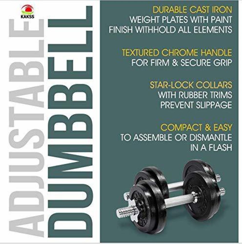 Cast iron discount adjustable single dumbbell