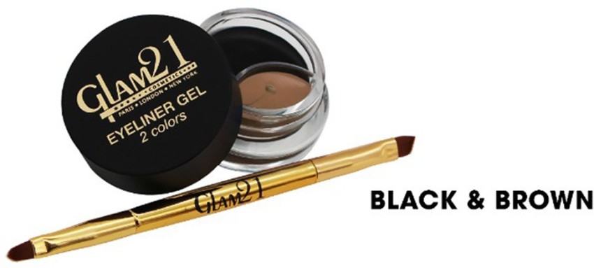 Glam21 Color Craft Eyeliner Gel 2 Colors 3 g - Price in India, Buy