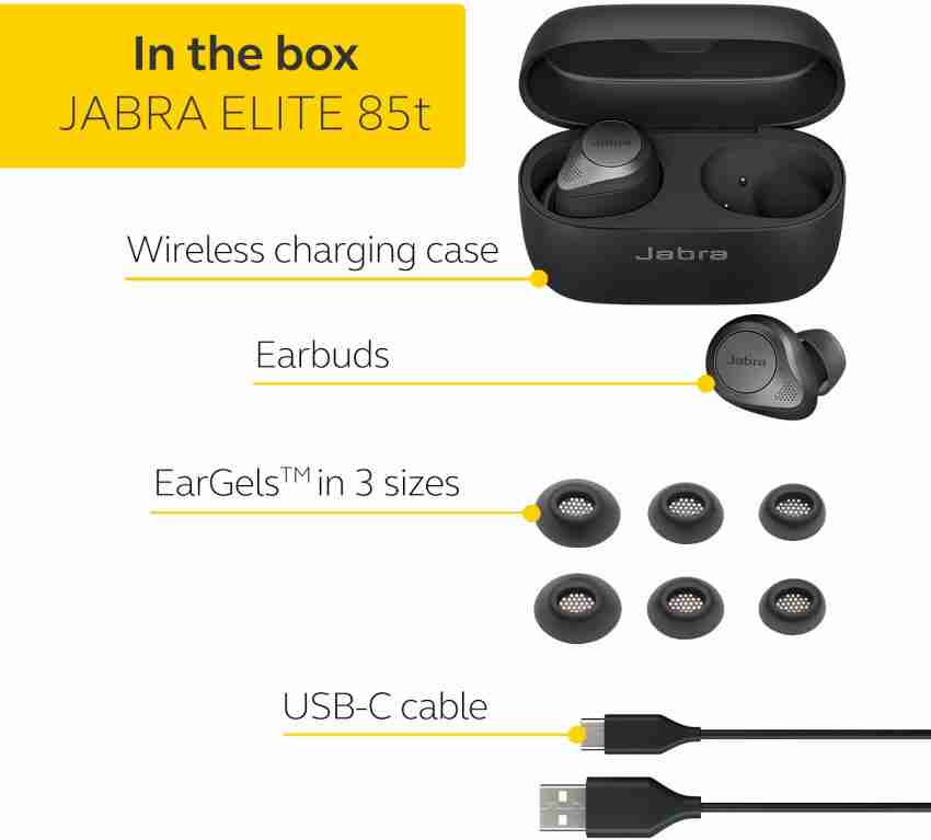 Jabra Elite 85t with Advanced Active Noise Cancellation Bluetooth