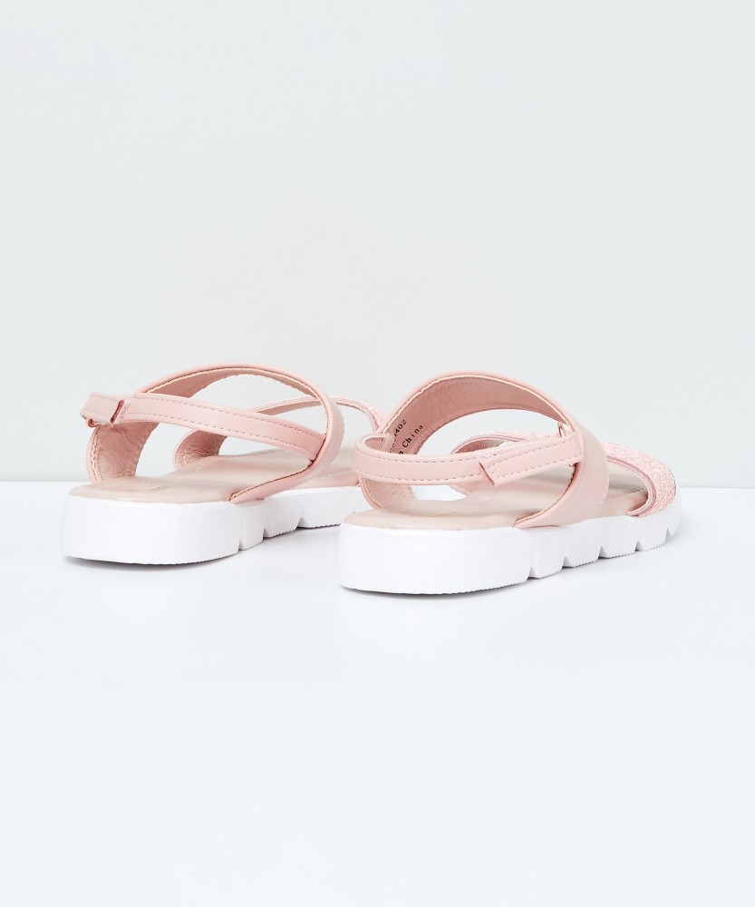 Pink discount strap sandals